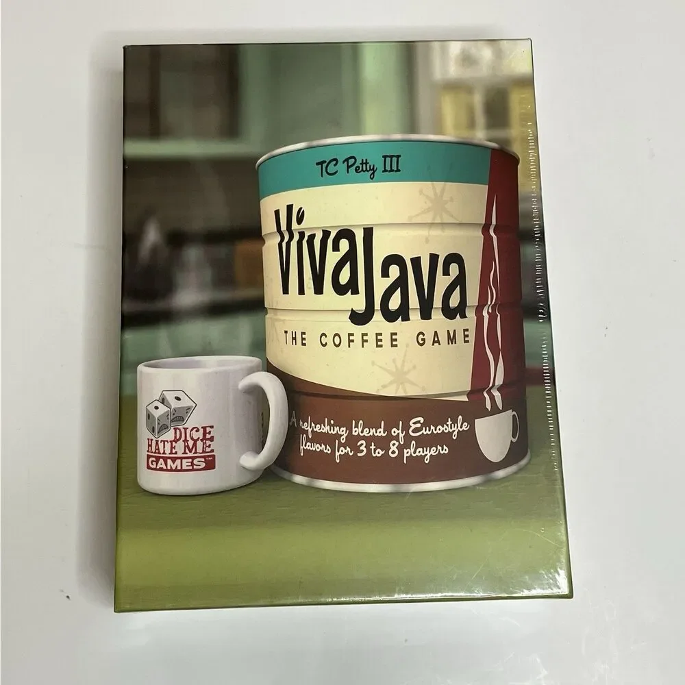 Viva Java Board Game The Coffee Game 2012 Dice Hate Me Games New Sealed